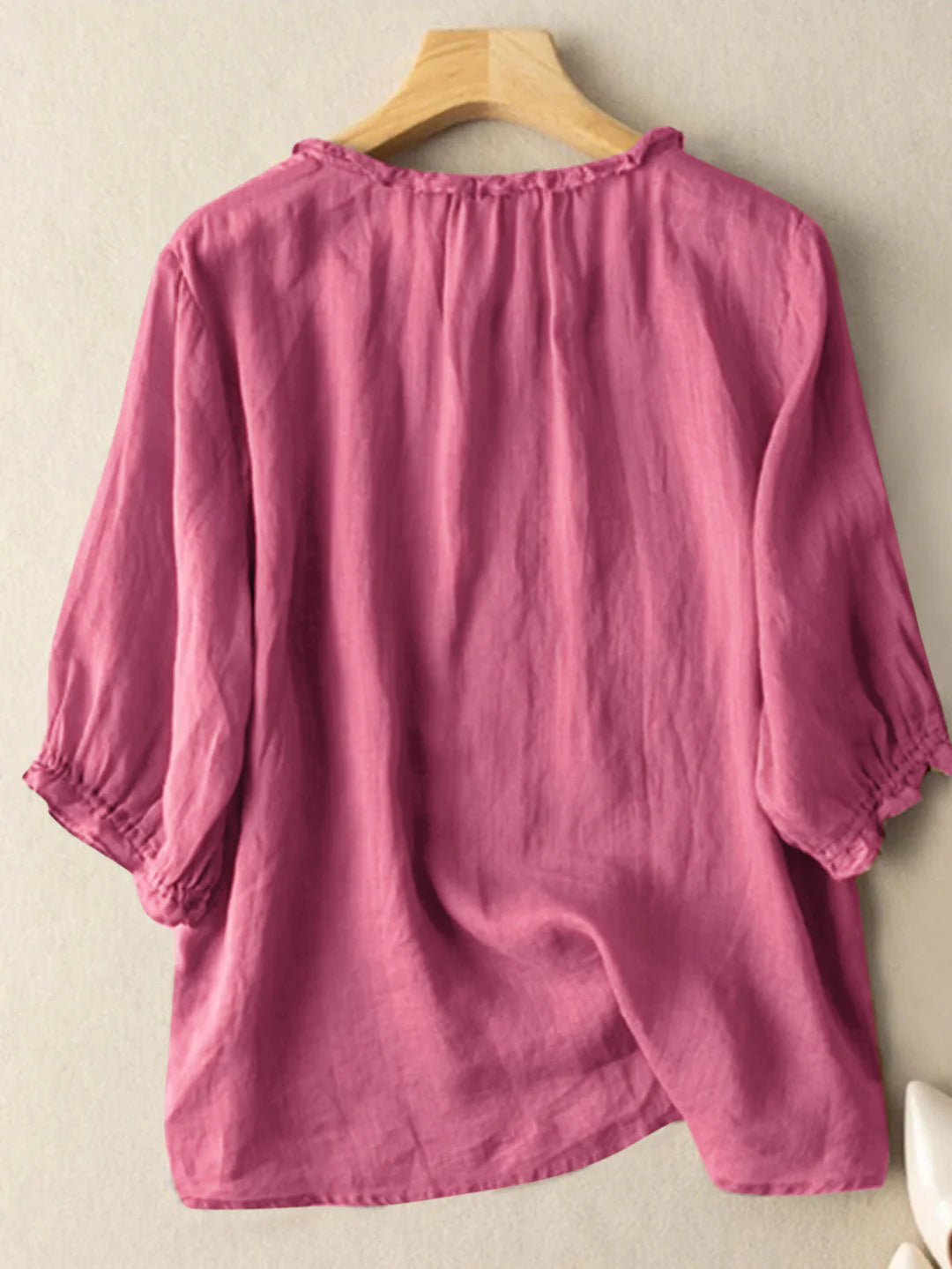 Heavy Cotton Type Pink Top for women