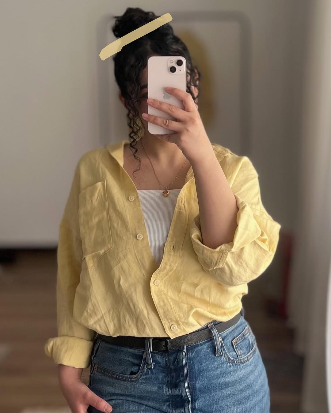 Yellow  Luxury Cotton Shirt