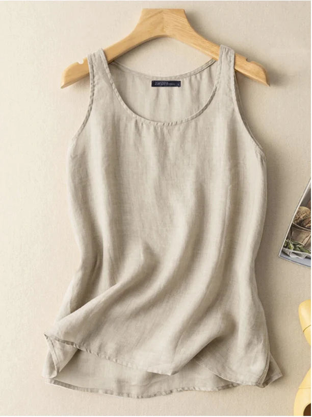 Heavy Cotton Cream Top