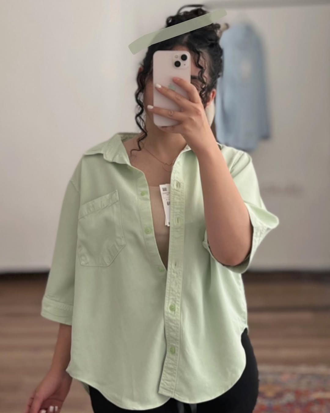 light green Luxury Cotton Shirt