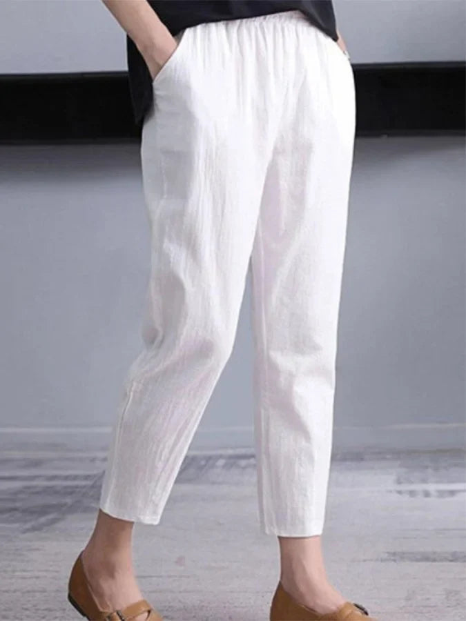 Women Straight Fit Cropped Culottes Trouser