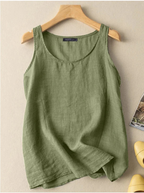 Heavy Cotton Green Top