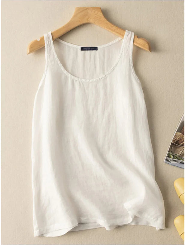 Heavy Cotton White Top