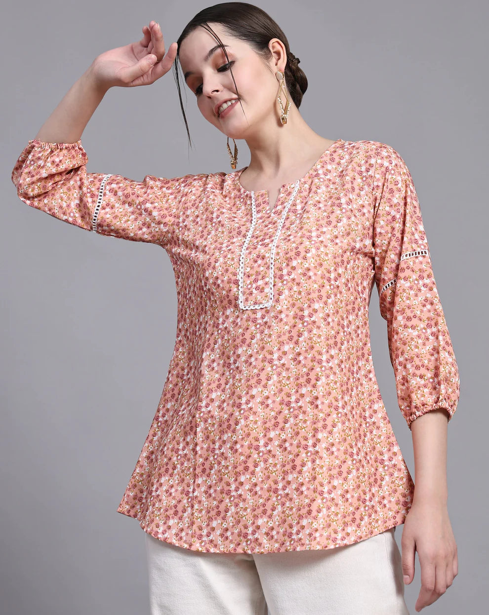Mystical Moonlight Peach Tunic