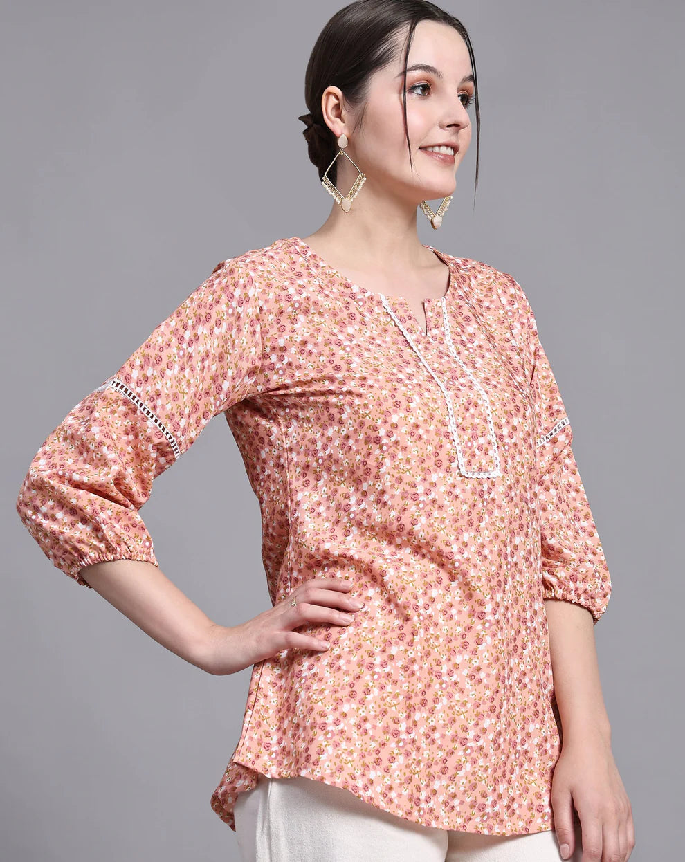 Mystical Moonlight Peach Tunic