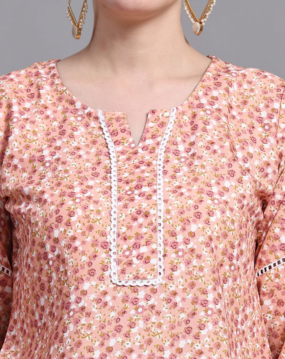 Mystical Moonlight Peach Tunic