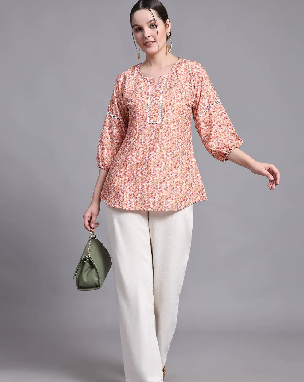 Mystical Moonlight Peach Tunic