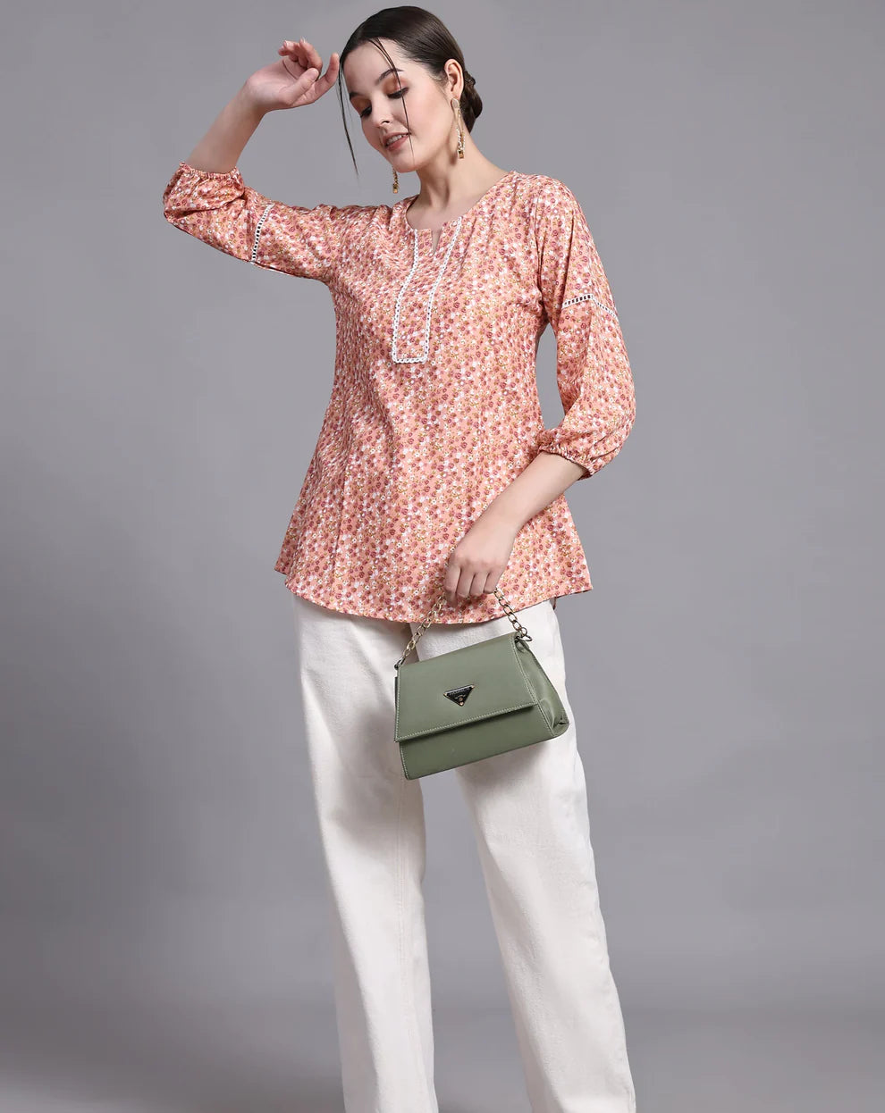 Mystical Moonlight Peach Tunic
