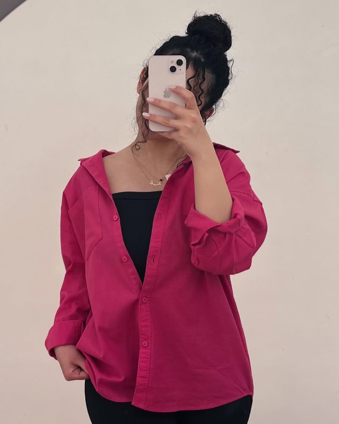 Pink Luxury Cotton Shirt