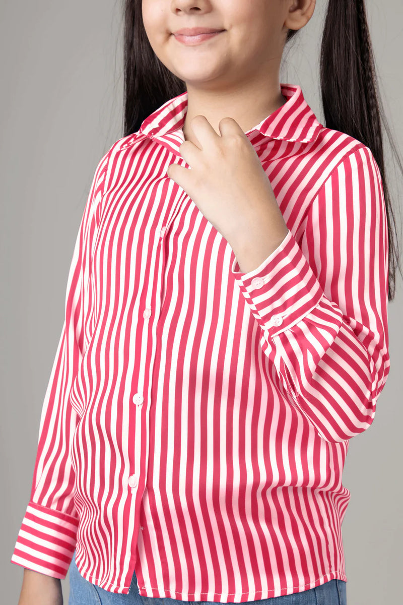 Classic Stripes Shirt For Girls