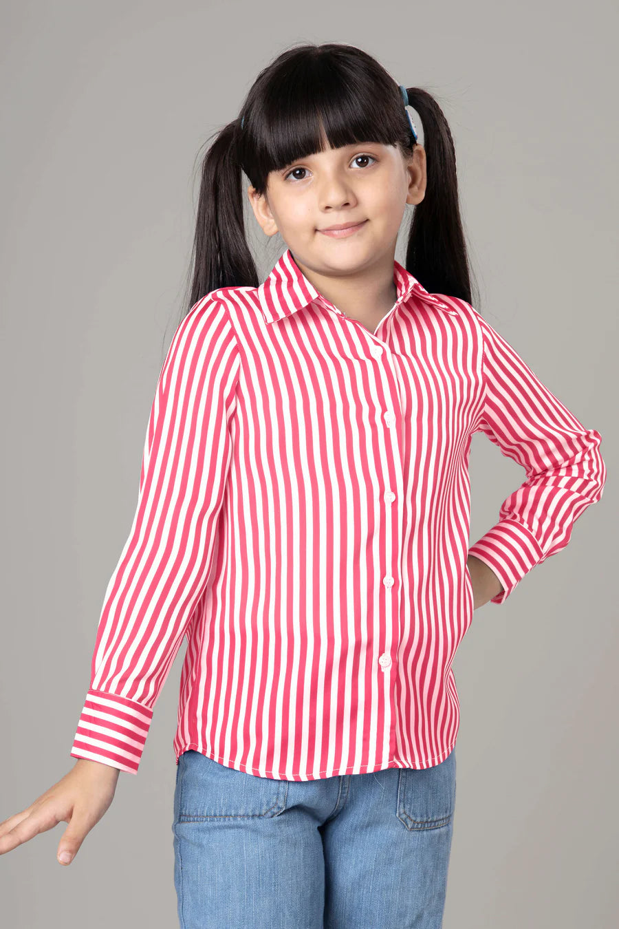Classic Stripes Shirt For Girls