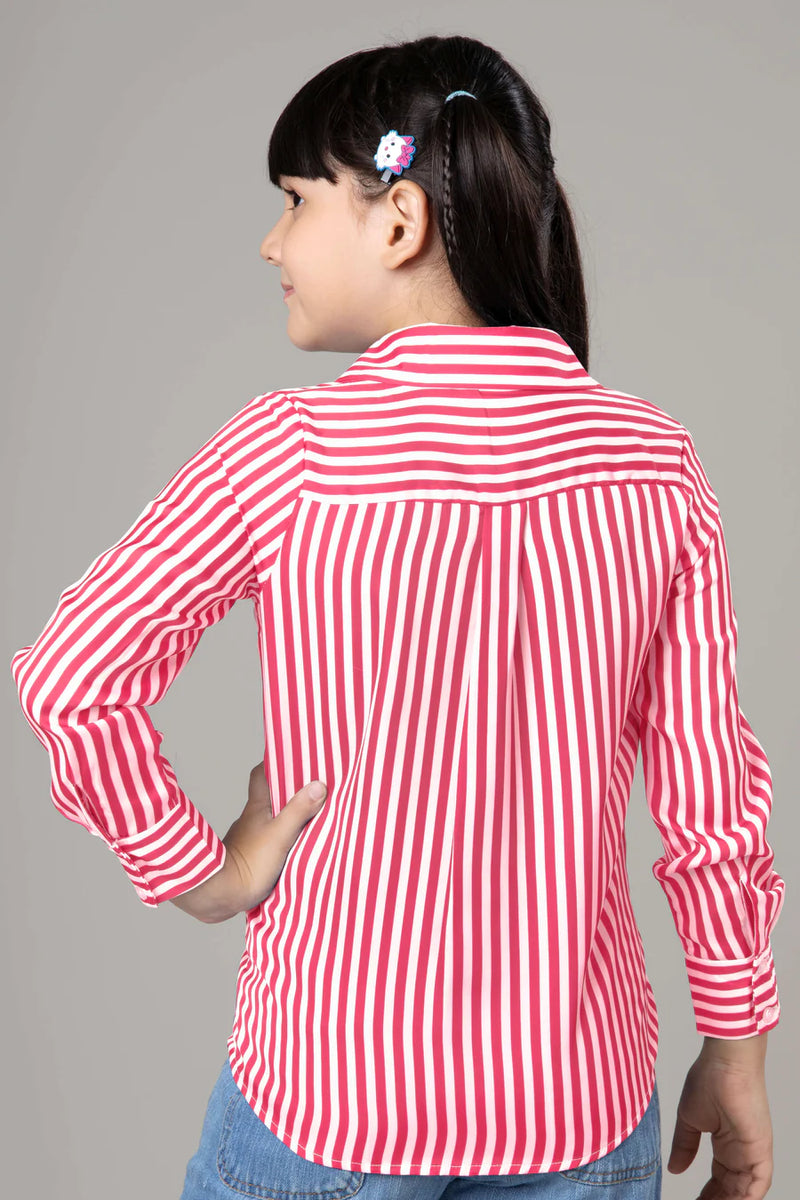 Classic Stripes Shirt For Girls
