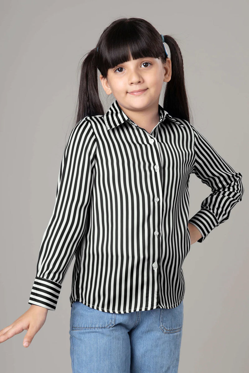 Classic Stripes Shirt For Girls