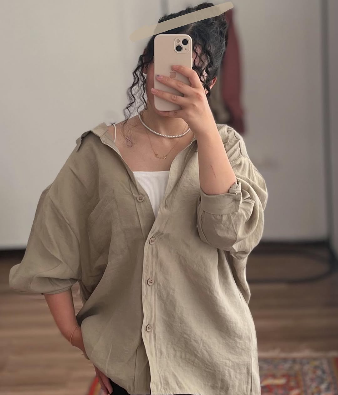 Cream  Luxury Cotton Shirt