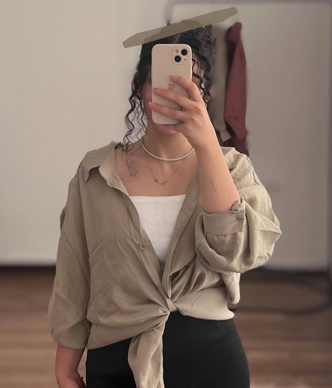 Cream  Luxury Cotton Shirt
