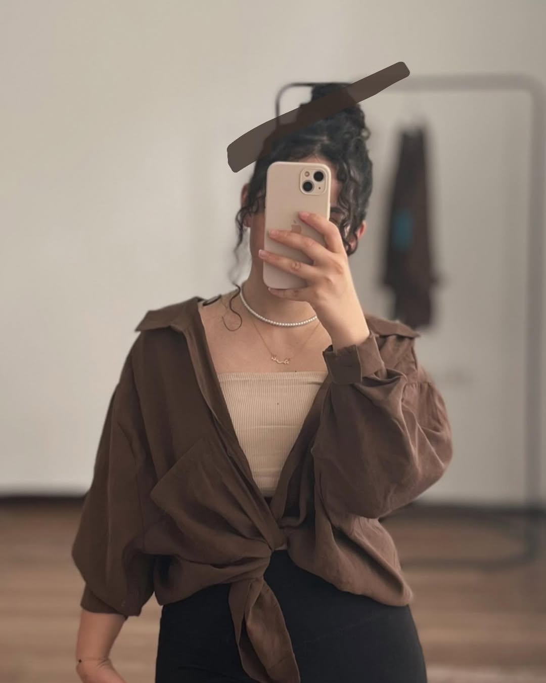 Brown Luxury Cotton Shirt