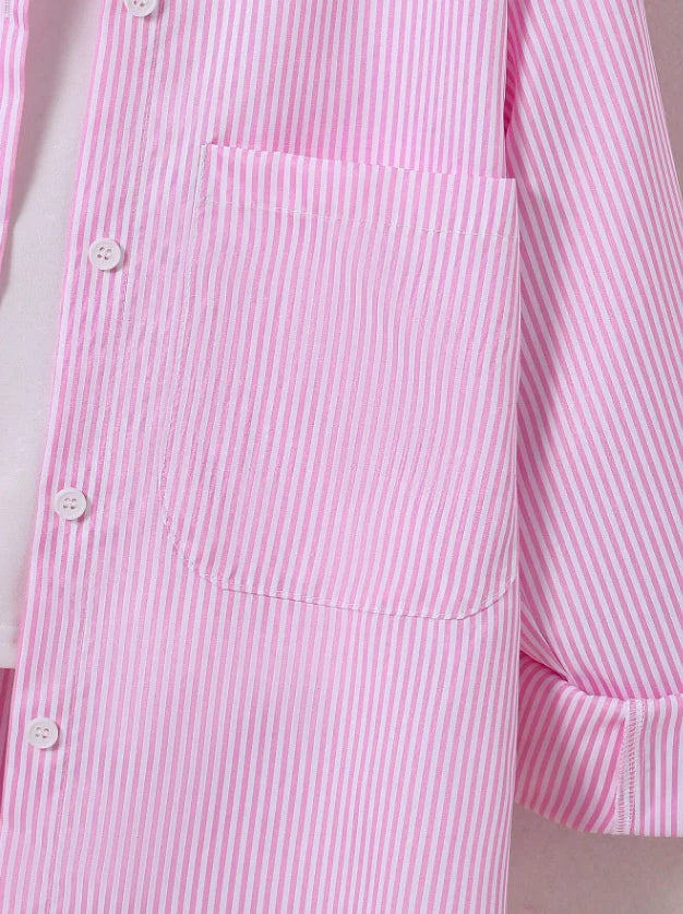 Girls Striped Sun Protection Shirt Korean Style Spring/Summer