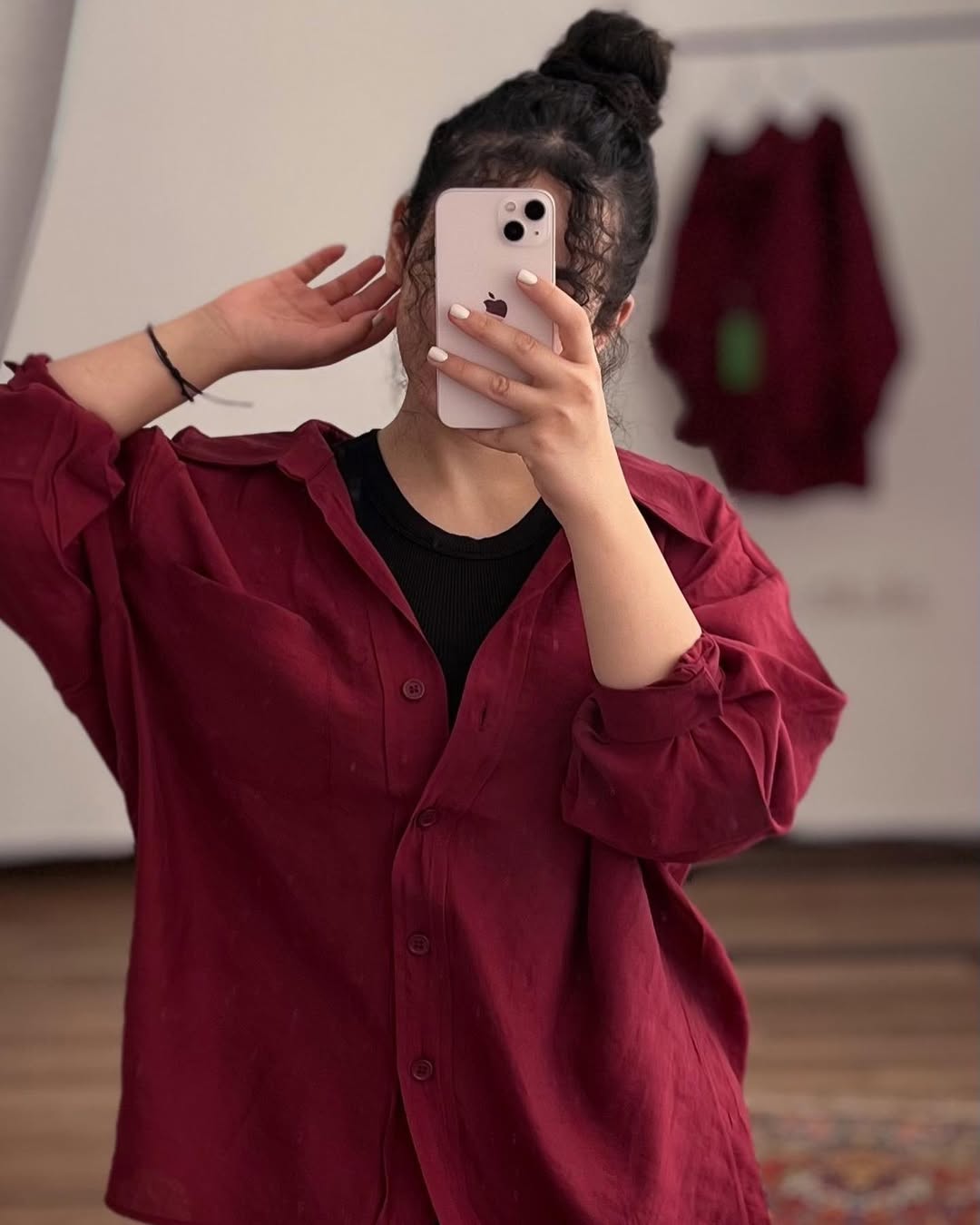 Maroon Luxury Cotton Shirt