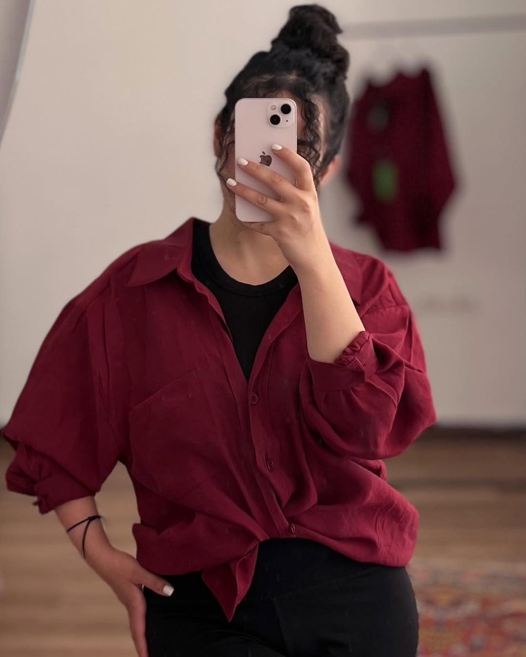 Maroon Luxury Cotton Shirt