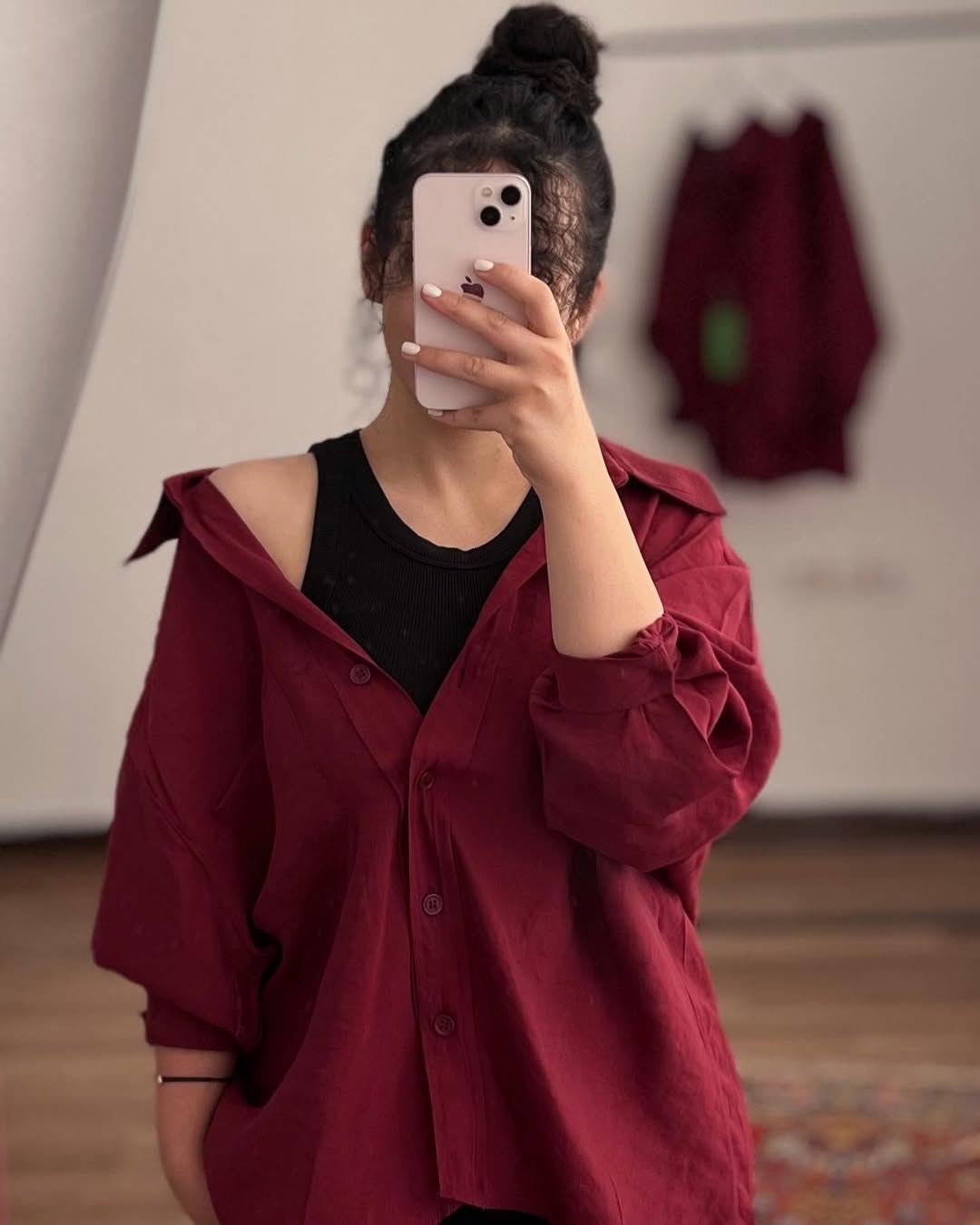 Maroon Luxury Cotton Shirt