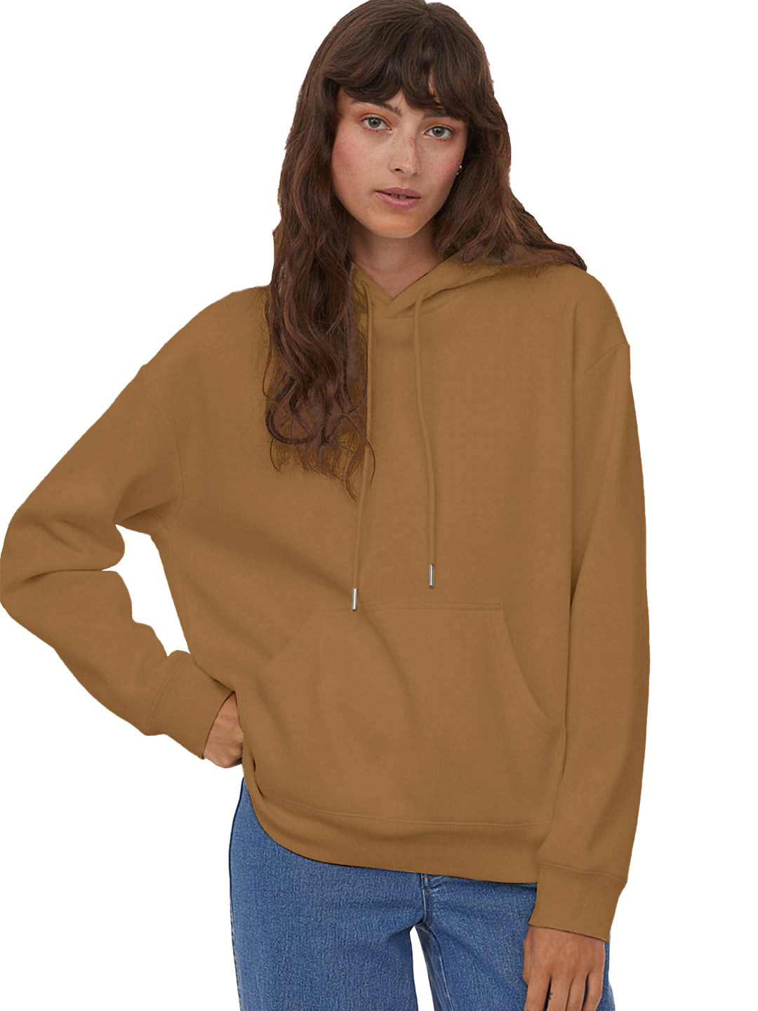 Plain Ladies Premium Quality Hooded Sweatshirt ( 15 Colors )