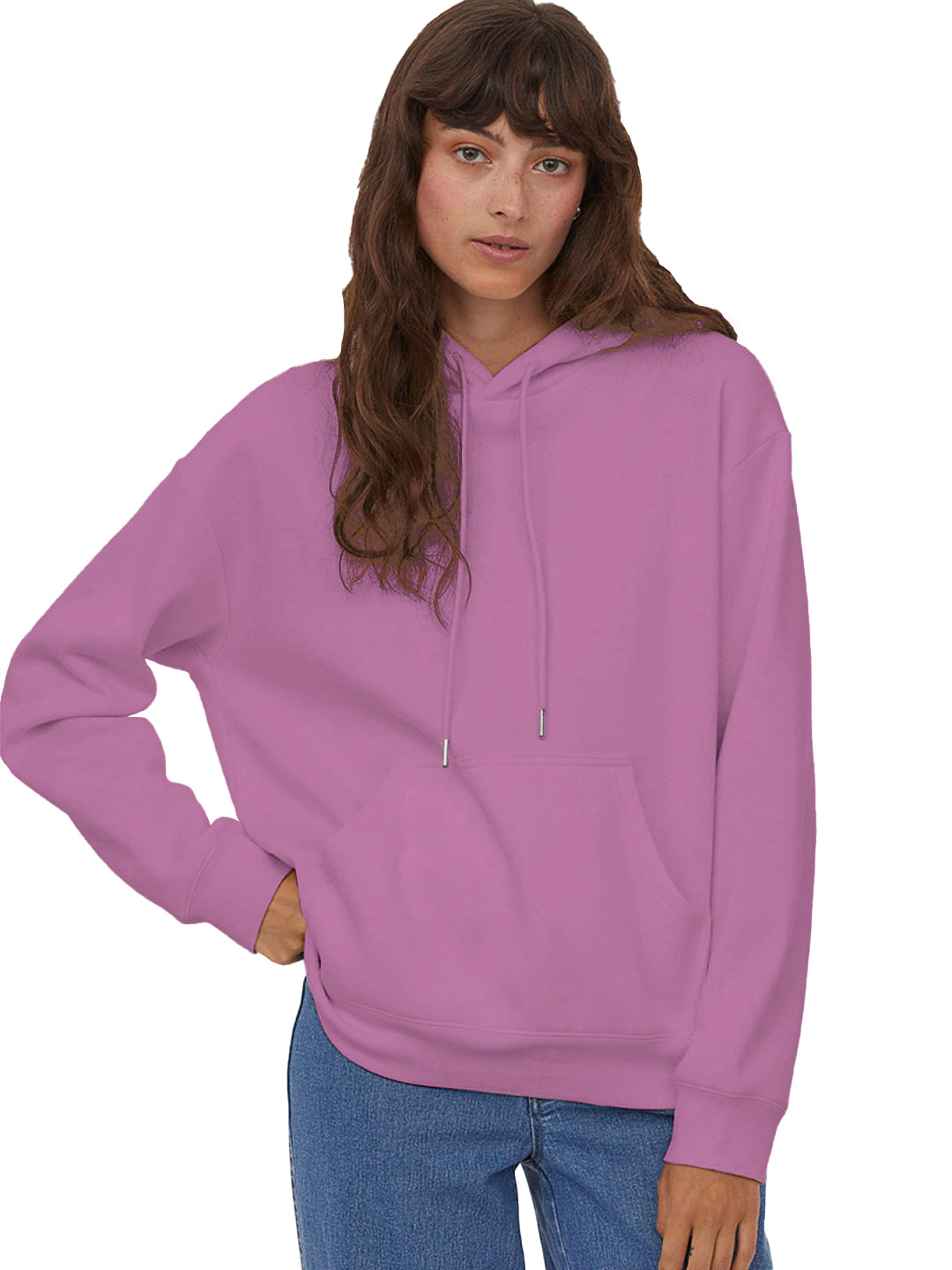 Plain Ladies Premium Quality Hooded Sweatshirt ( 15 Colors )