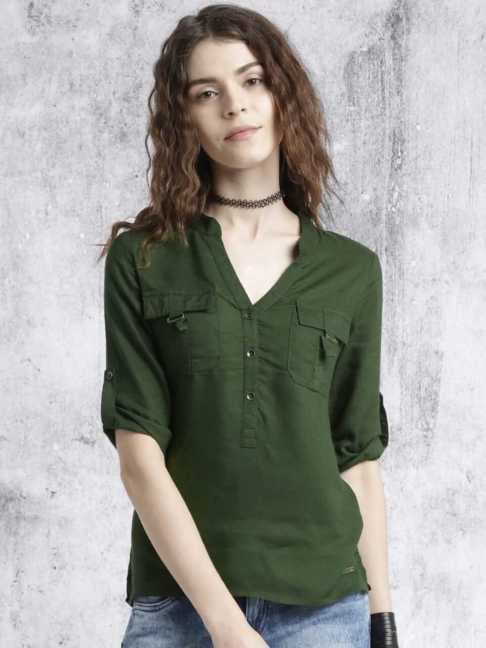 Women's Cotton Western Top