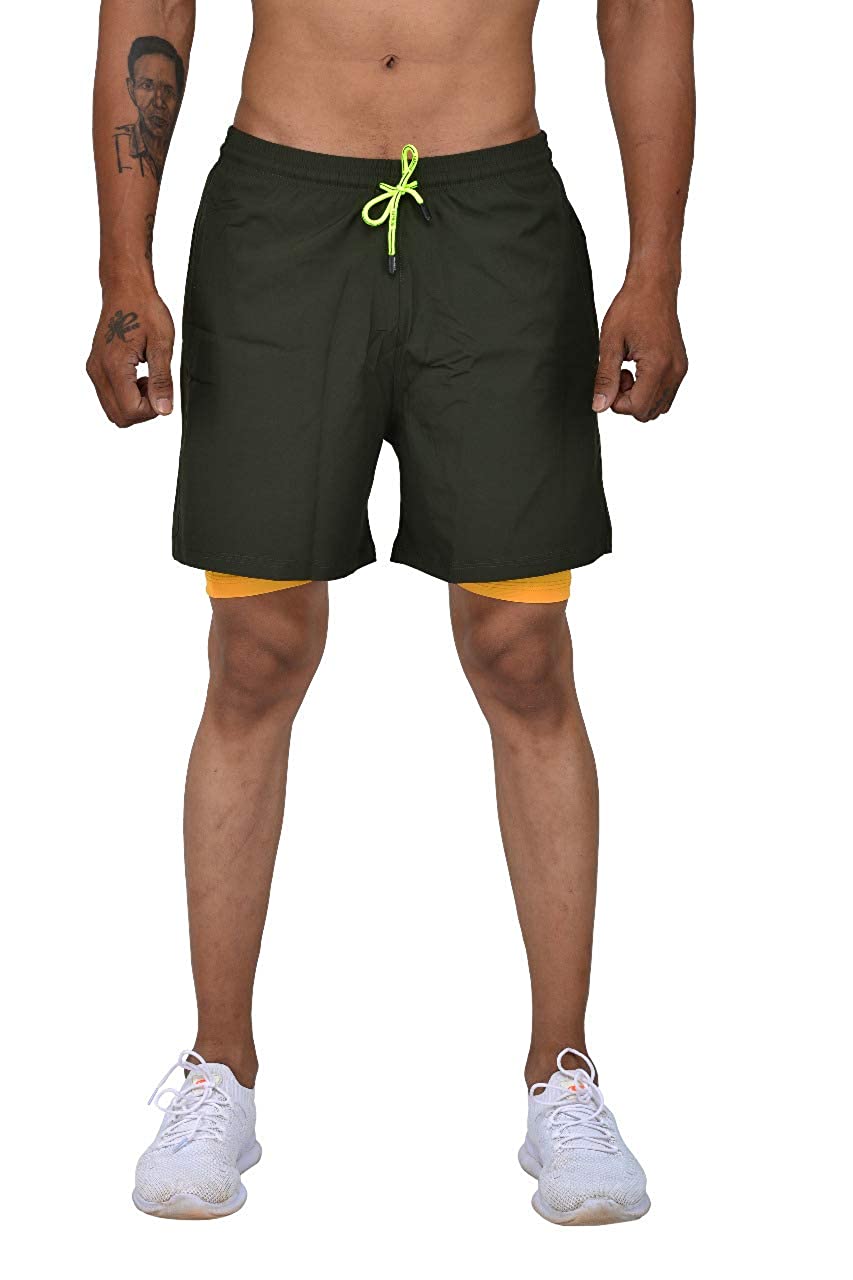 Men's Shorts l Men's Double Layer Bermuda Shorts l Men's Cotton Short