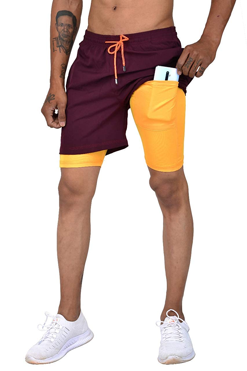 Men's Shorts l Men's Double Layer Bermuda Shorts l Men's Cotton Short