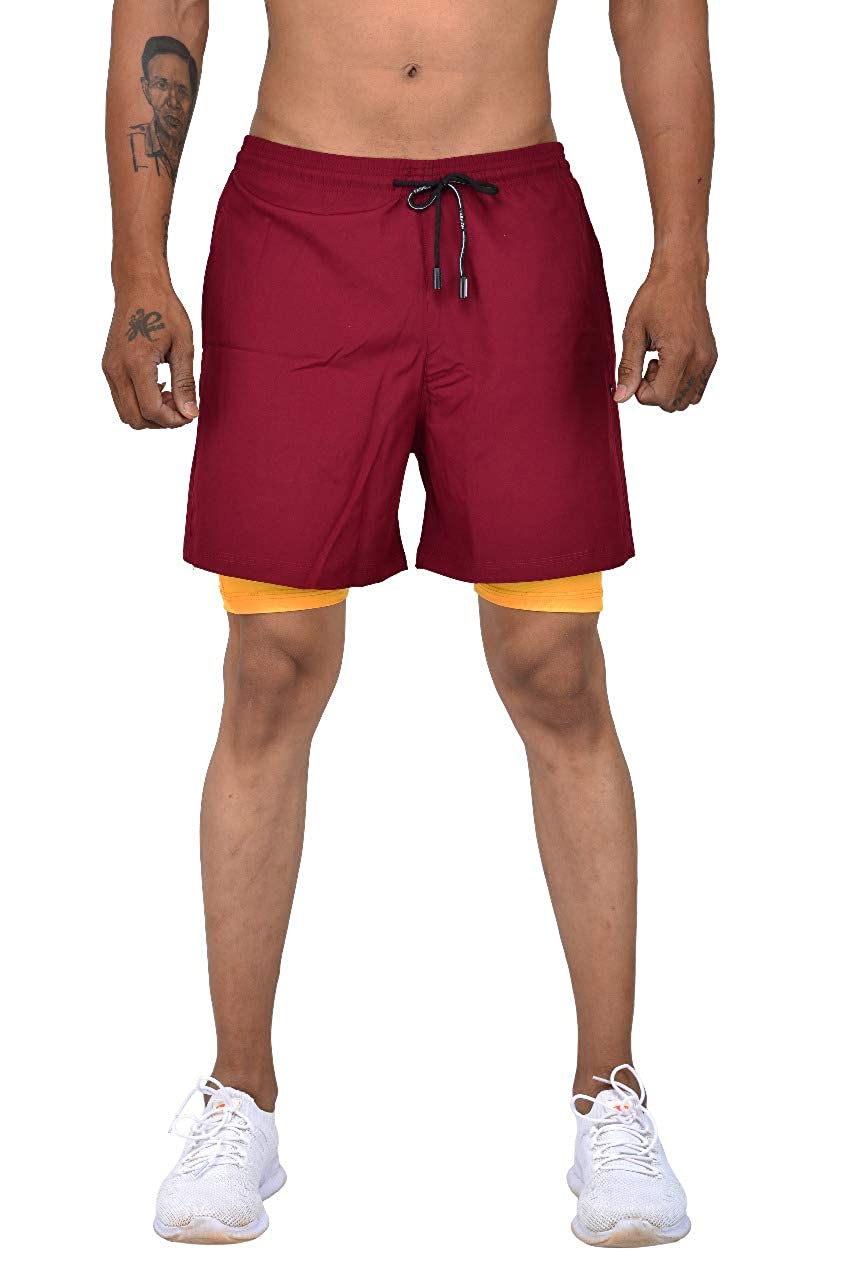 Men's Shorts l Men's Double Layer Bermuda Shorts l Men's Cotton Short