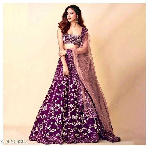 Women's Heavy Embroidered Work Lehenga Choli