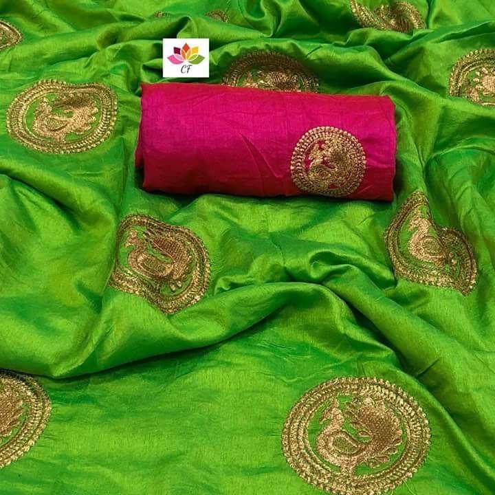 Women's Sana Silk Saree With Silk Blouse Piece