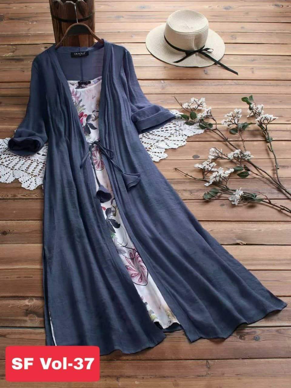 Rayon Western Boho Long Maxi Dress