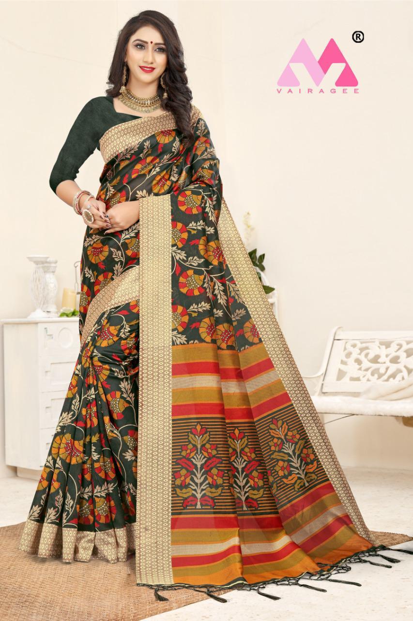 Women's Latest Soft Silk Saree With Blouse Piece